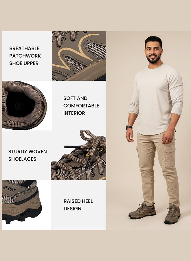 آو وانغ حذاء امن بمقدمه من الصلب لحمايه الاصابع للرجال يتميز بخفه الوزن ، مريح وغير قابل للتلف او الثقب وسهل الارتداء بتصميم رياضى عصرى - Image 2